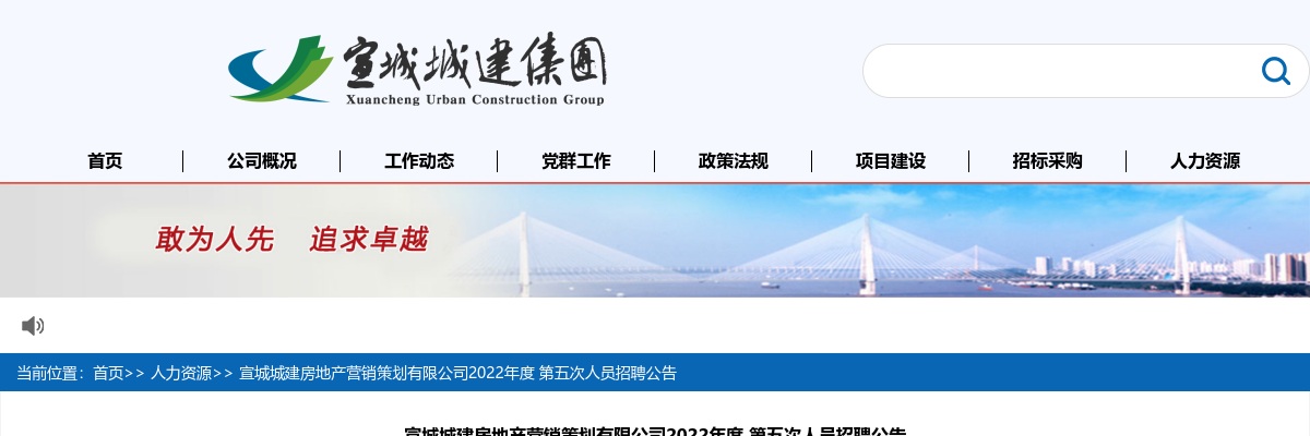 2022年安徽宣城城建房地产营销策划有限公司招聘11人公告 图片